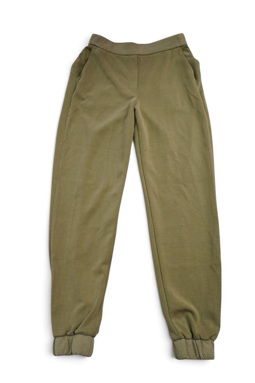 Lululemon Women's Jogger Pants Olive Green Sz 6 Elastic Cuff Pockets 26X29